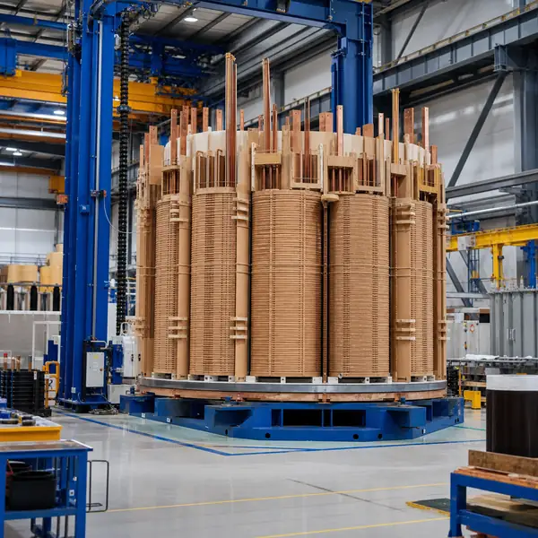 Transformer manufacturing application illustration