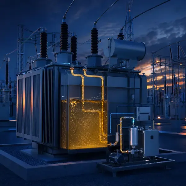 Transformer DGA Monitoring Solution industrial transformer monitoring illustration